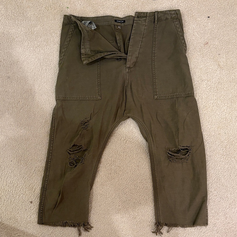R13 women’s  Olive Cargo Pants